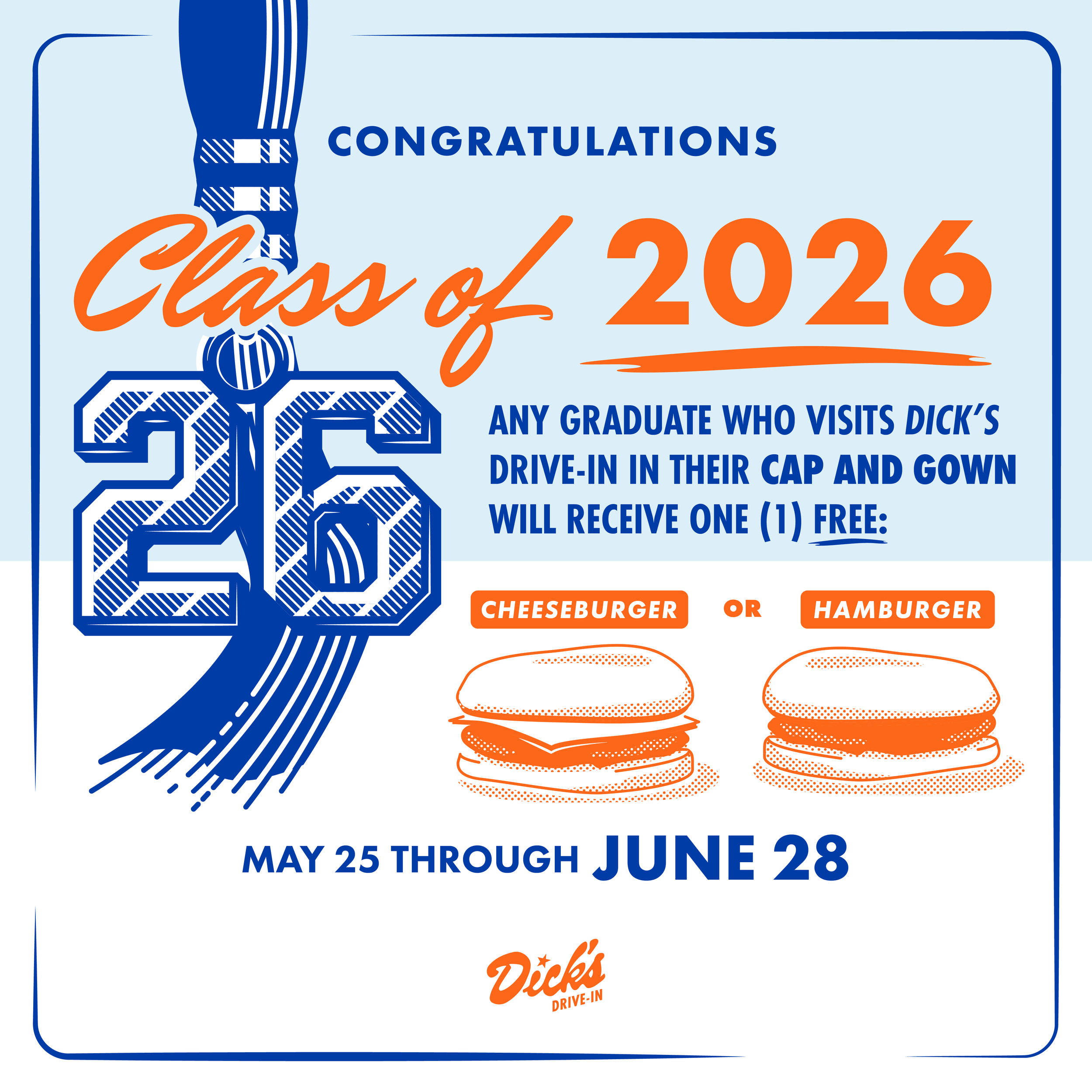 Burgers for Class of 2026 - Last Day