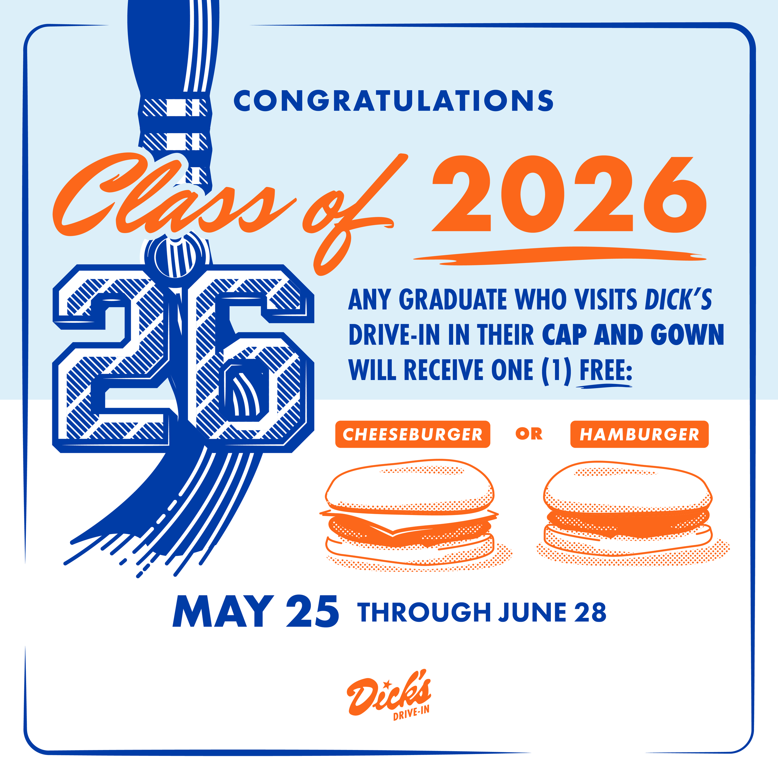 Burgers for Class of 2026