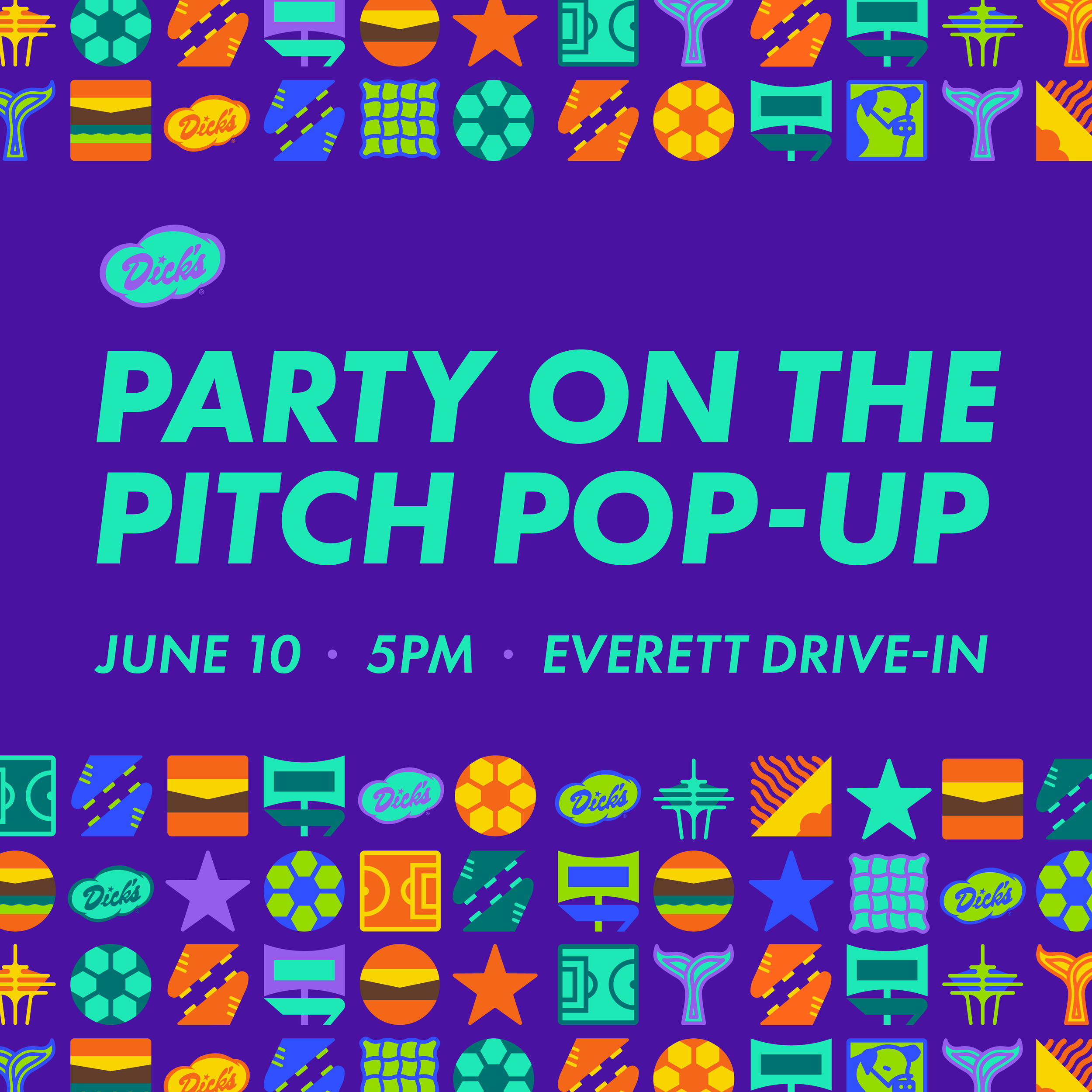 Party on the Pitch Pop-Up: Everett Drive-In