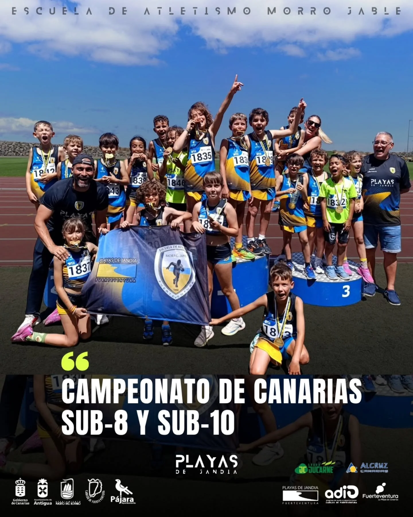 SON NUESTRA ALEGR&Iacute;A🖤💙💛

Bonito s&aacute;bado el que vivimos ayer durante la celebraci&oacute;n del Campeonato de Canarias sub8 y sub10, donde nuestr@s peque&ntilde;ines vivieron una jornada muy deportiva y de un magn&iacute;fico ambiente gr