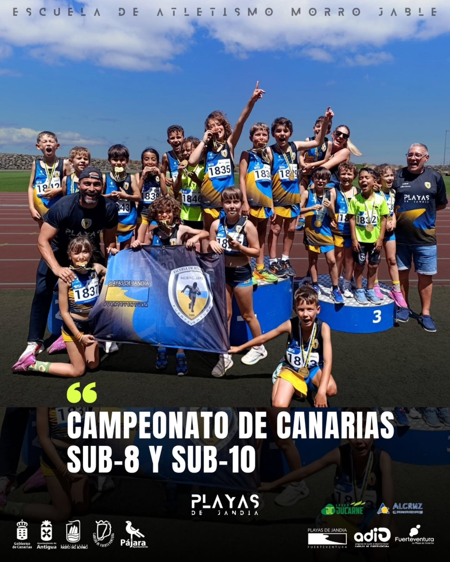 SON NUESTRA ALEGR&Iacute;A🖤💙💛

Bonito s&aacute;bado el que vivimos ayer durante la celebraci&oacute;n del Campeonato de Canarias sub8 y sub10, donde nuestr@s peque&ntilde;ines vivieron una jornada muy deportiva y de un magn&iacute;fico ambiente gr