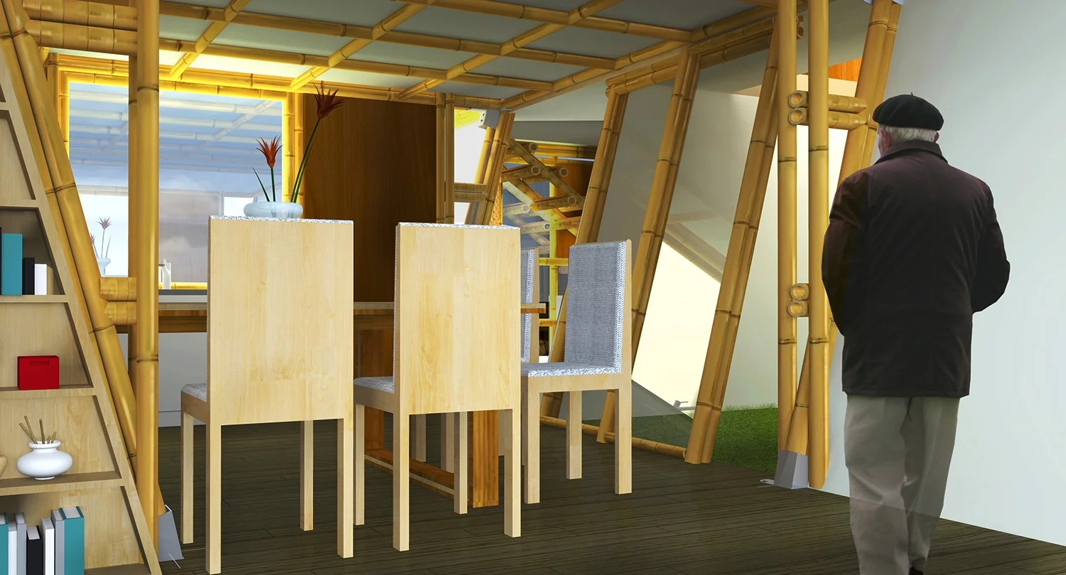 ....Interior space of the house..Espacio interior de la vivienda....