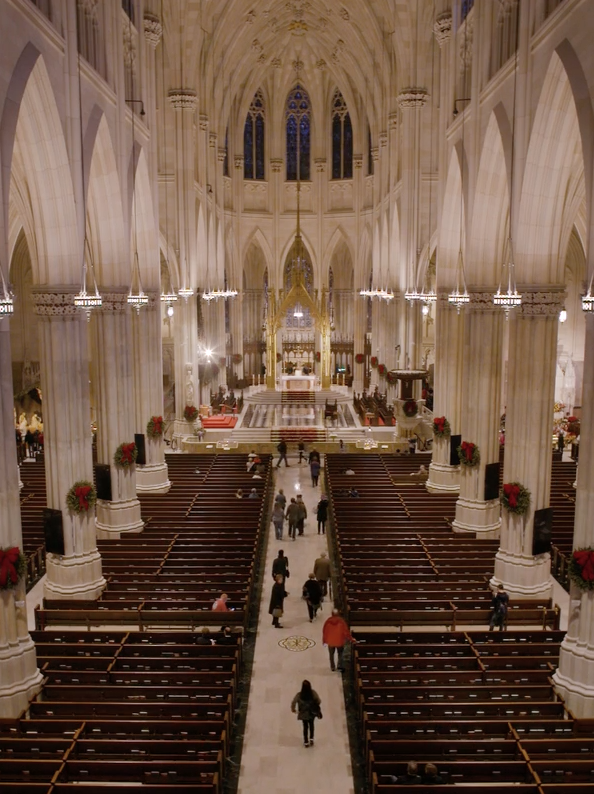 Lofty, uplifting sound inside St. Patrick's cathedral