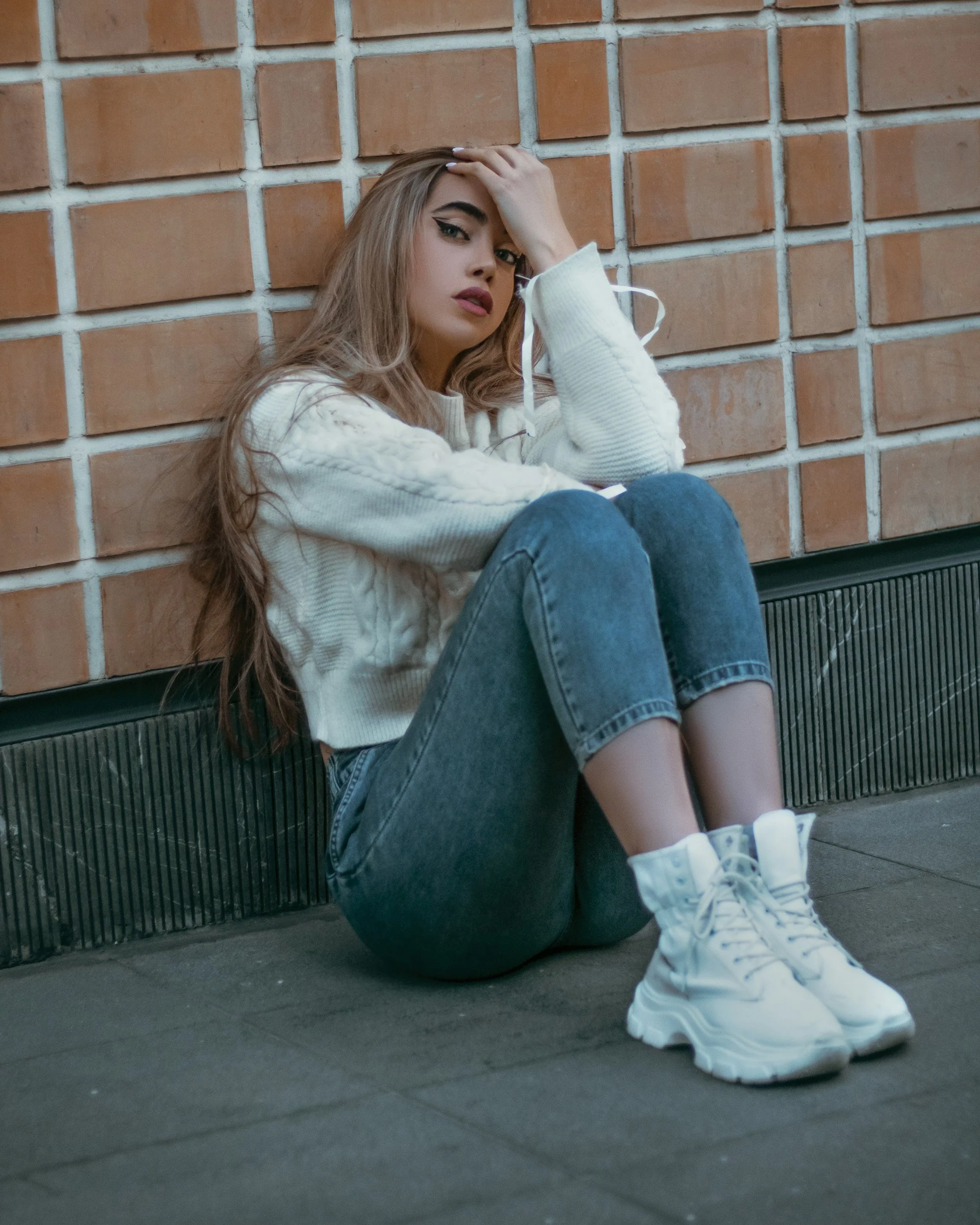 young teen female having an anxiety episode