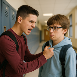 student being bullied in school