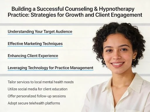 Building a hypnosis and counseling business