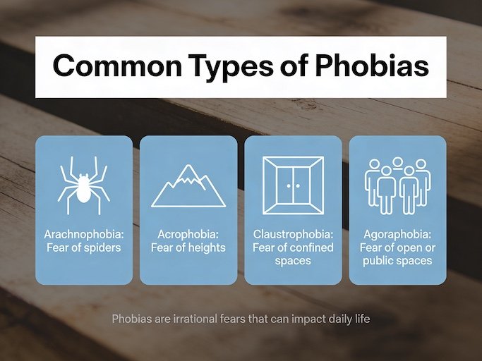 Phobias, Symptoms, and Treatment Options Common Types Of Phobias