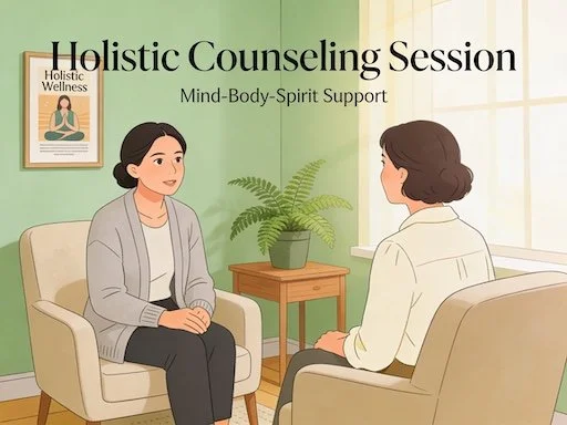 image of holistic counseling session