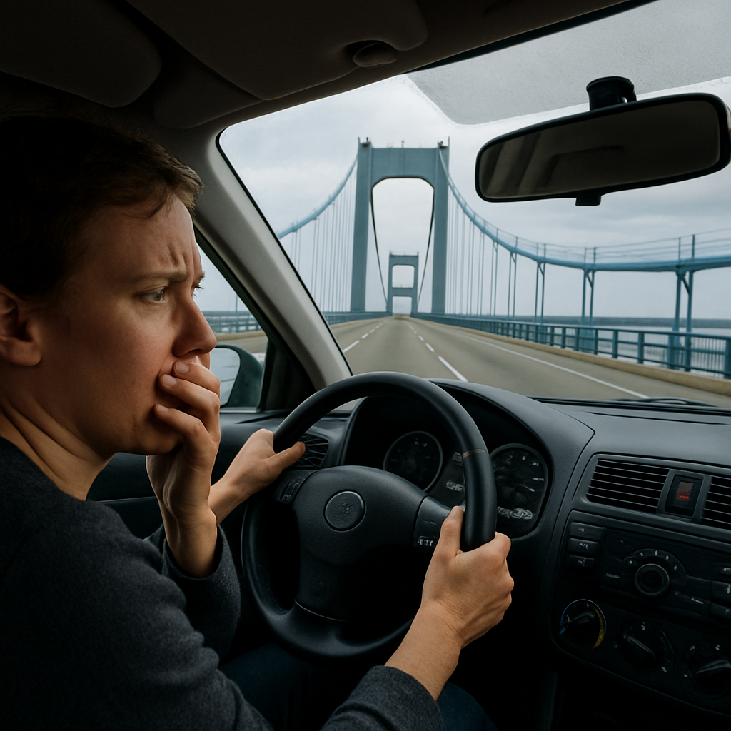 fear of driving over a bridge Fear Feels “Irrational” Yet So Convincing