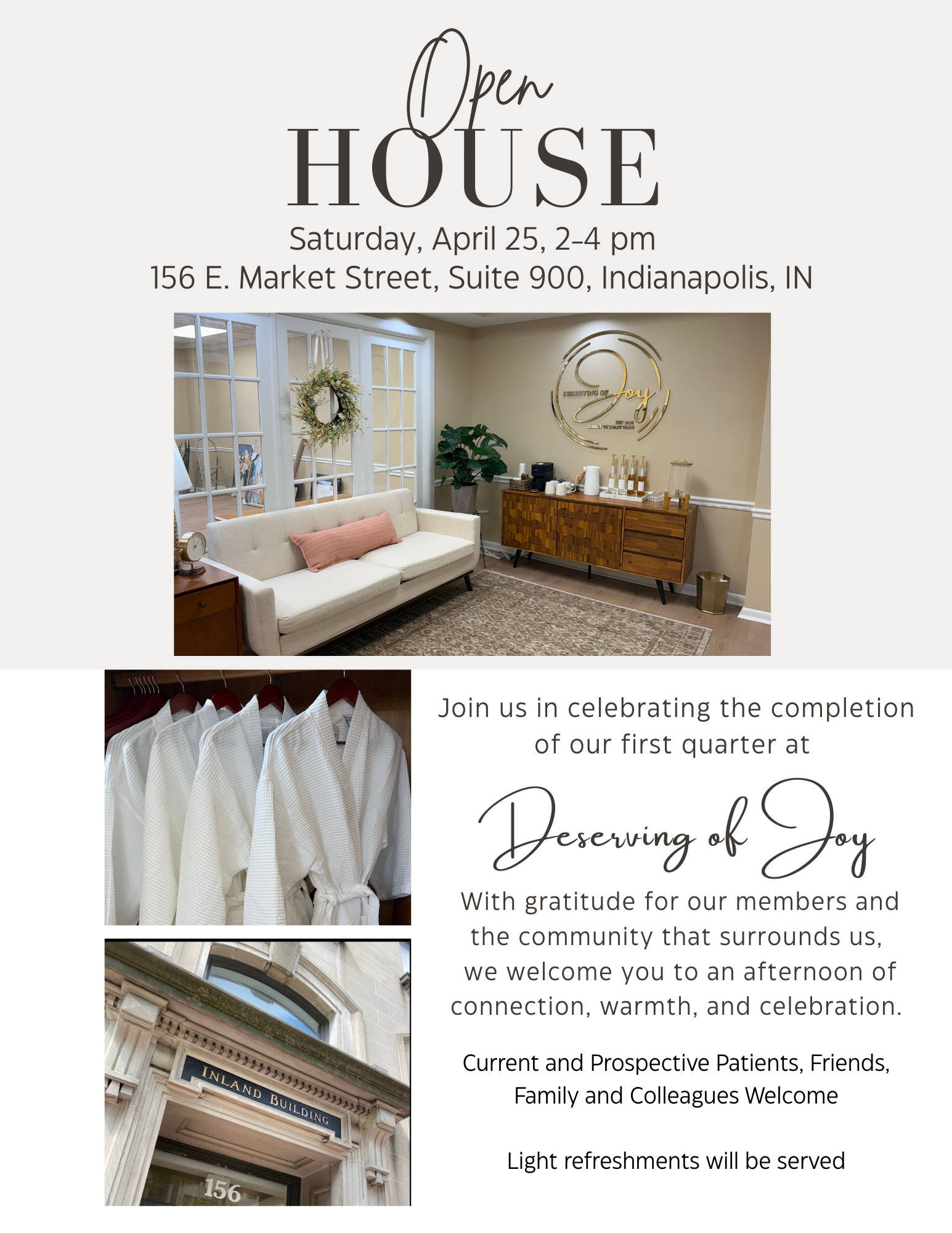 Open House this weekend!