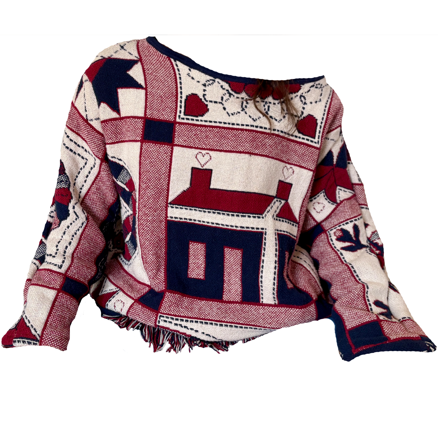 Upcycled Blanket Crewneck