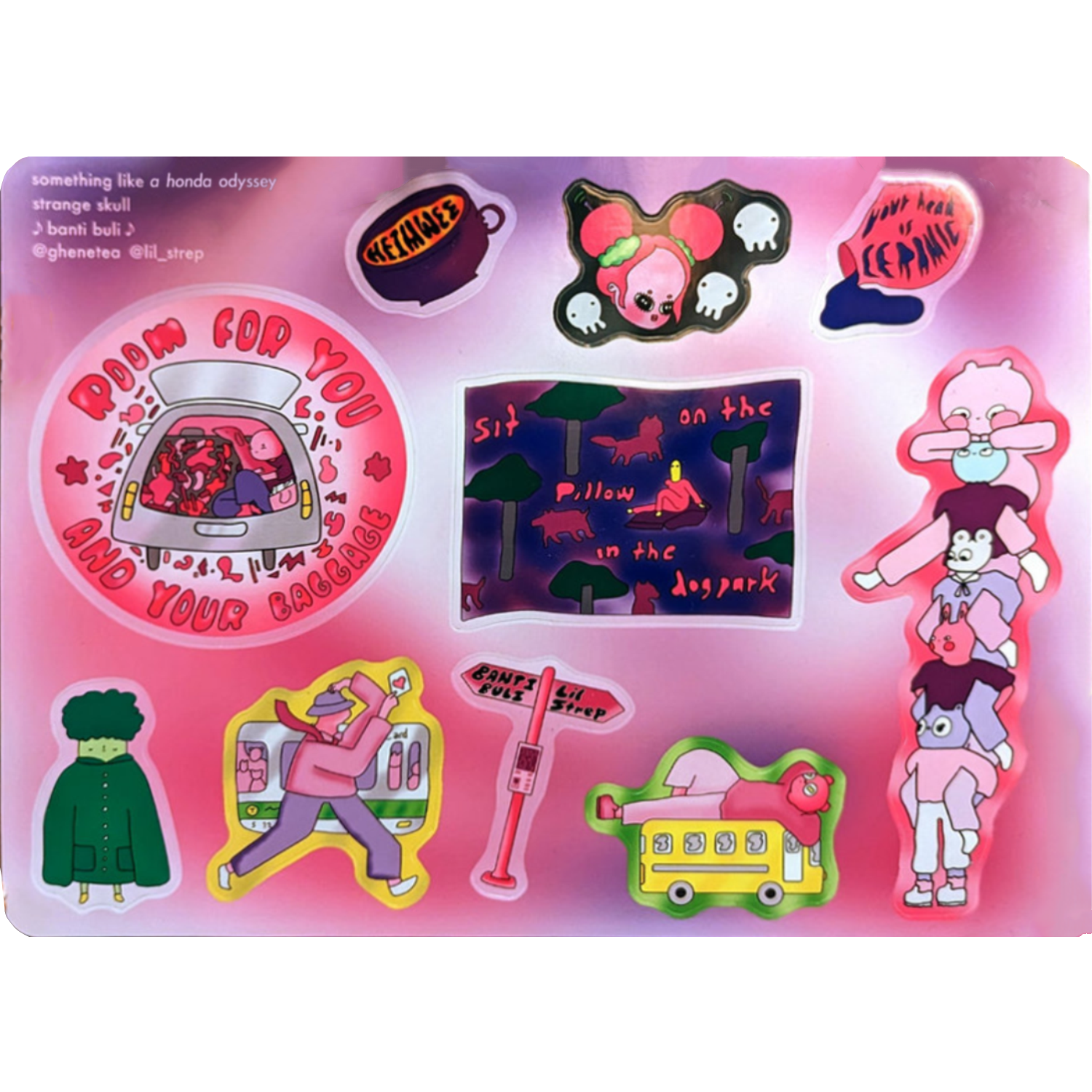 Banti Buli x Lil Strep Sticker Sheet