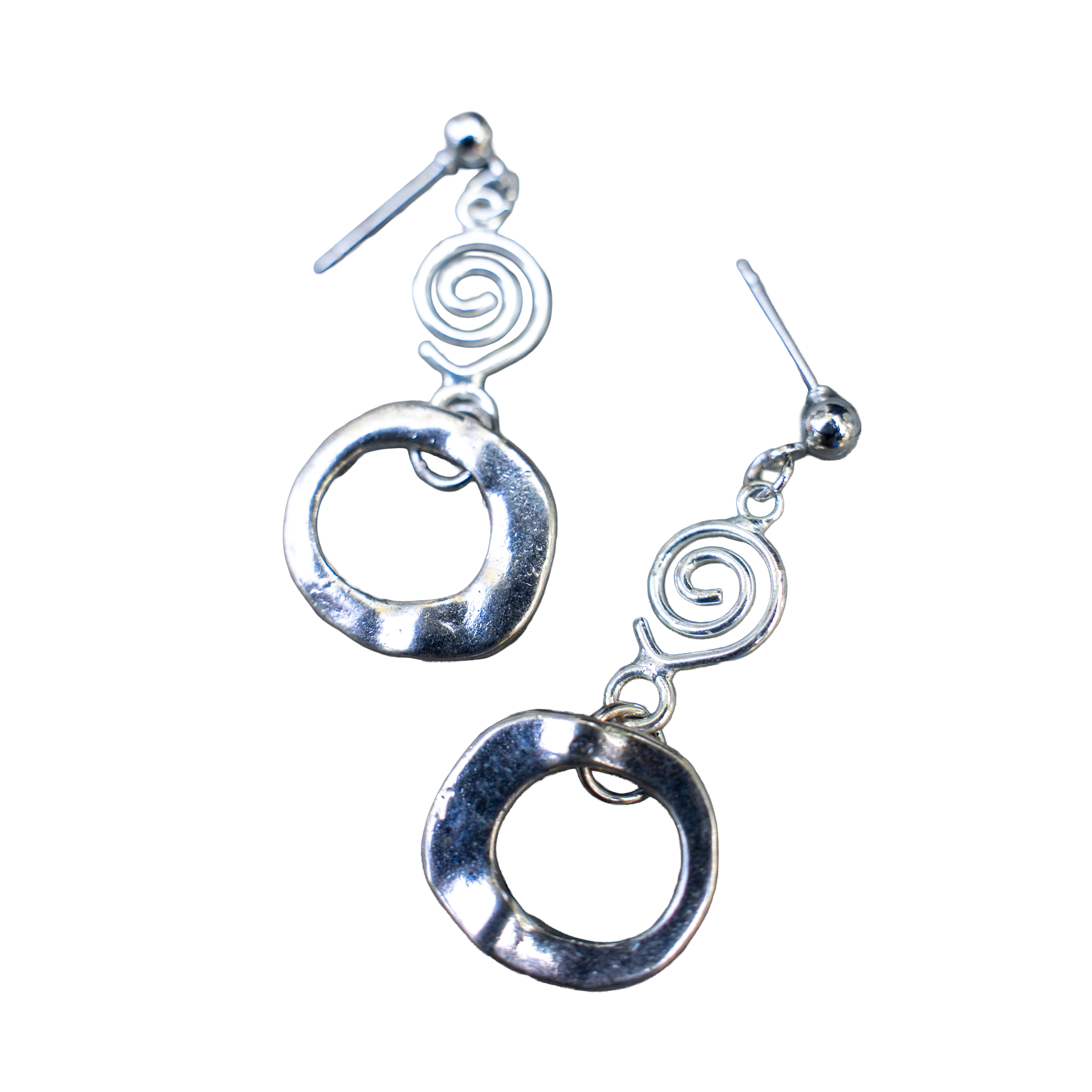 metal spiral studs