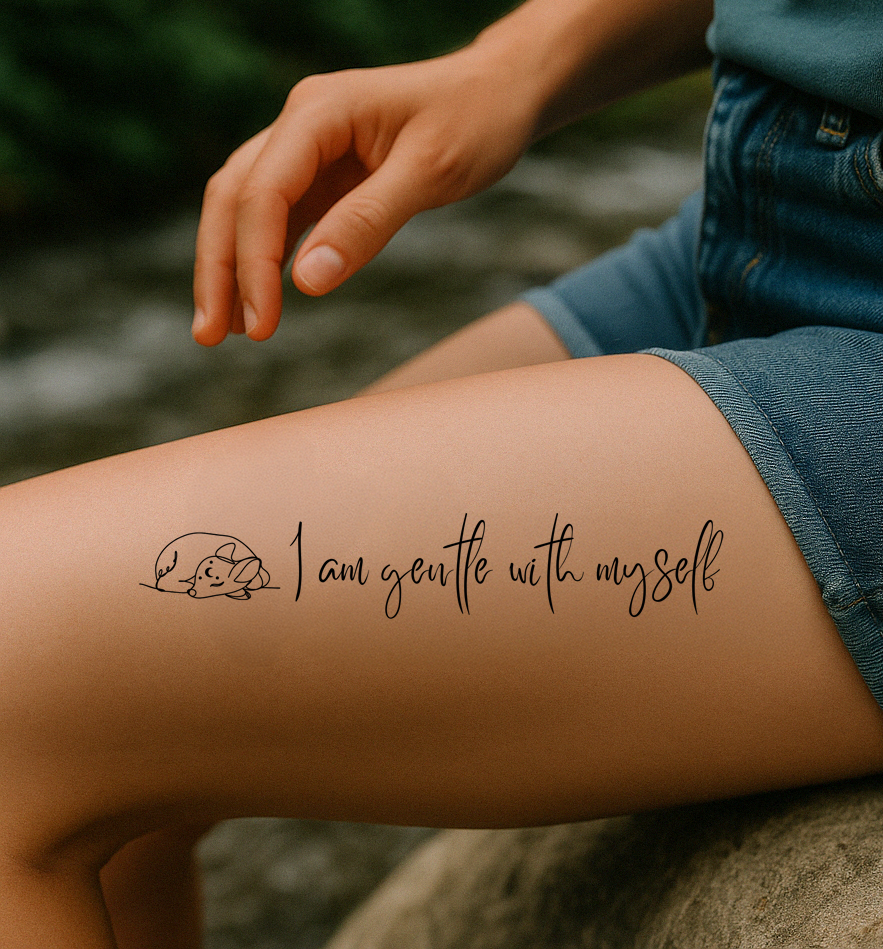I am gentle with myself