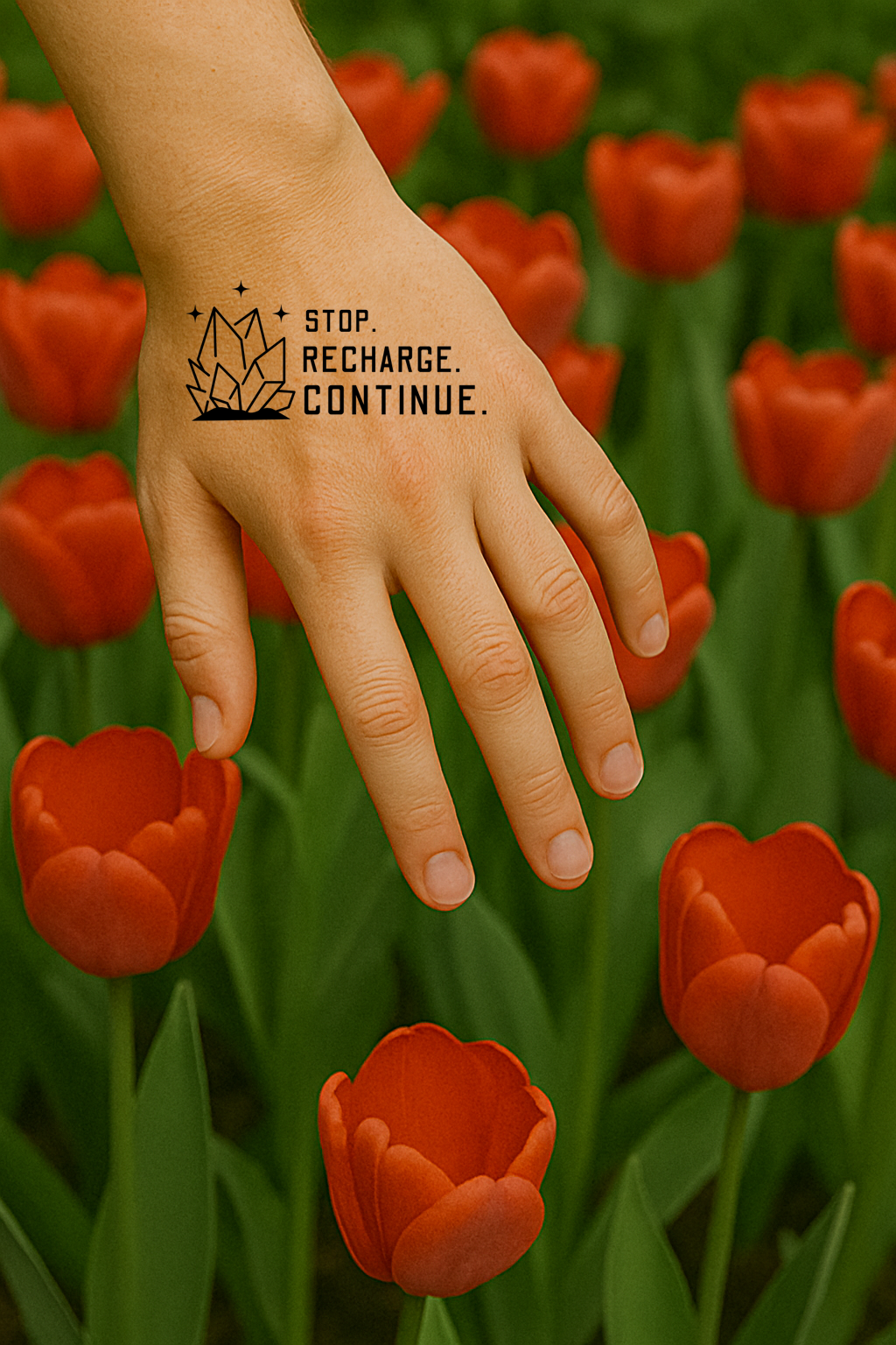 Stop. Recharge. Continue.