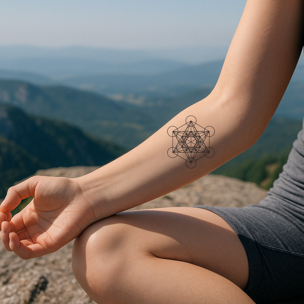 forearm on top of mountain_metatron's cube.png