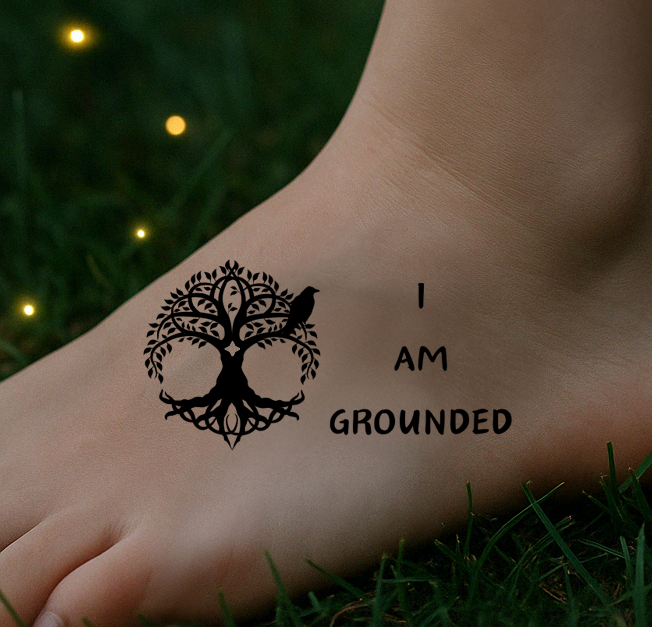 i am grounded_Geometric Tattoo and Fireflies at Dusk.png