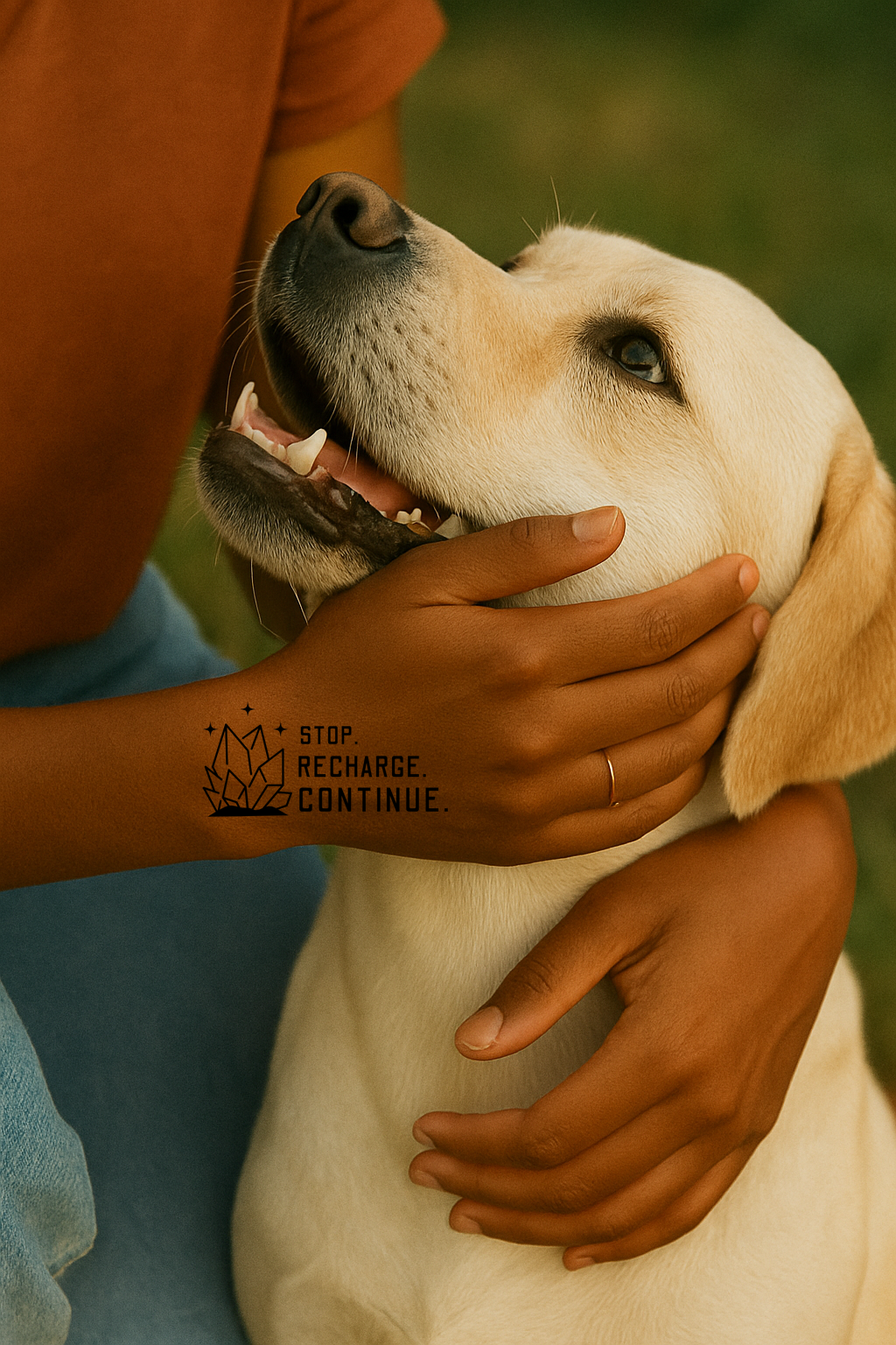 Gentle Bond with a Labrador_stop recharge continue.png