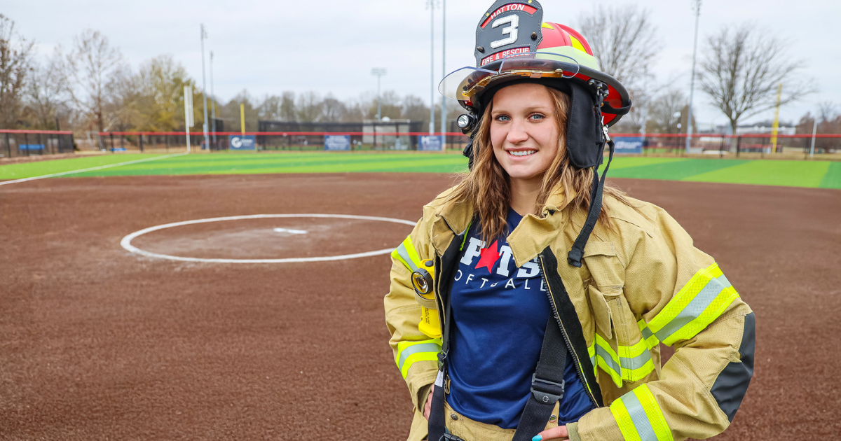 Oliver balances NWSCC softball and service as a volunteer firefighter