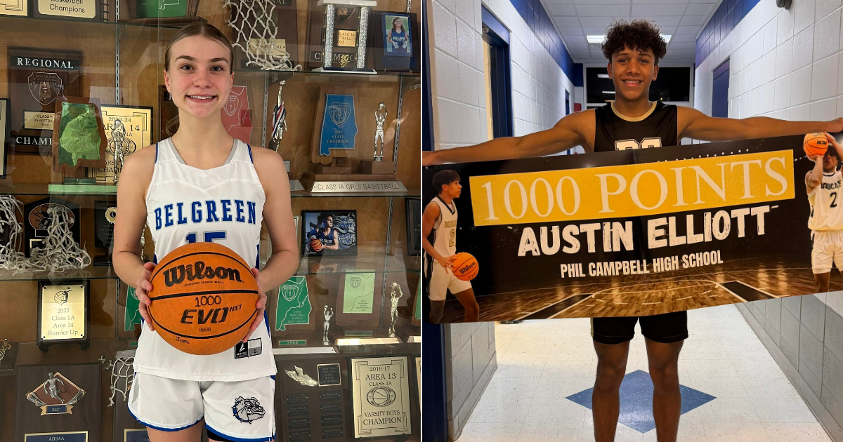 Belgreen’s Fisher, Phil Campbell’s Elliott reach career scoring milestones