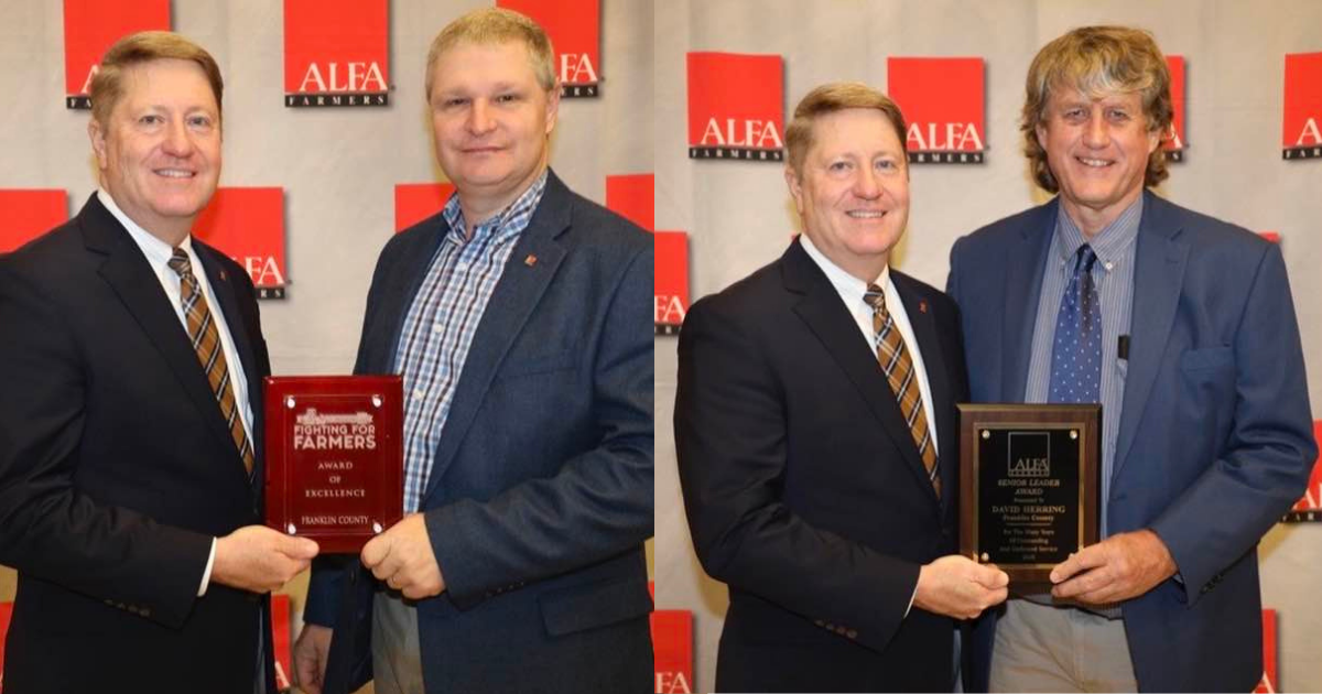 Franklin County Farmers Federation, Herring honored at state federation’s annual meeting