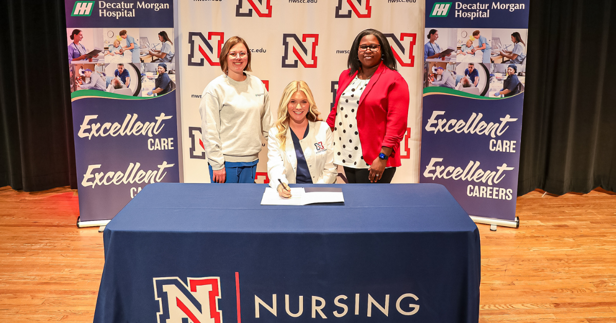 NWSCC celebrates first nursing apprenticeship signing on Phil Campbell campus