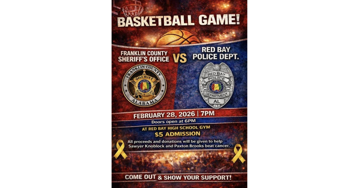 Sheriff’s Office, Red Bay PD to square off in hoops fund-raiser for two local families