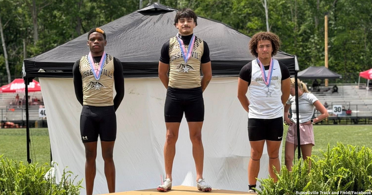 Russellville outdoor track &amp; field boys finish third, girls fifth at sectional meet