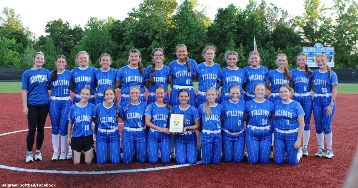 Belgreen softball captures Class 2A Area 11 title