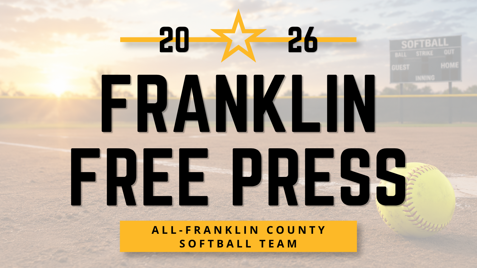 The 2026 Franklin Free Press All-Franklin County Softball Team