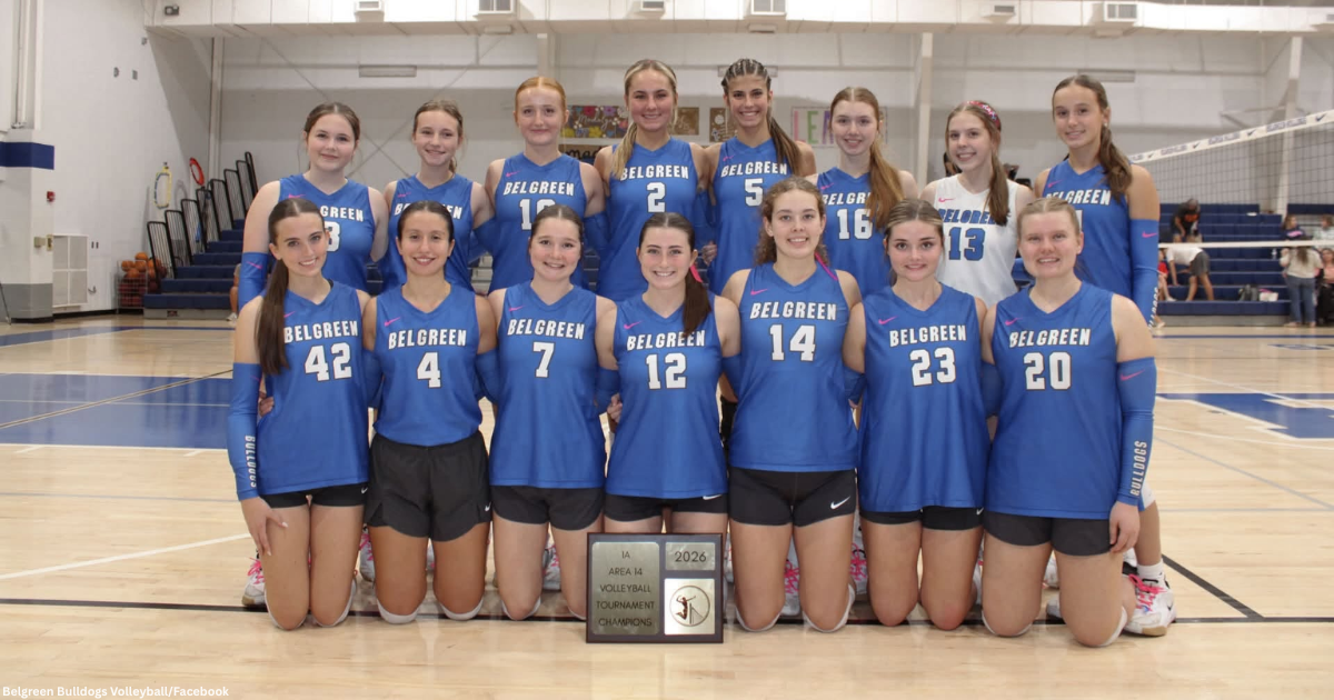 Belgreen wins Class 1A Area 14 title, three other teams advance to volleyball sub-regionals