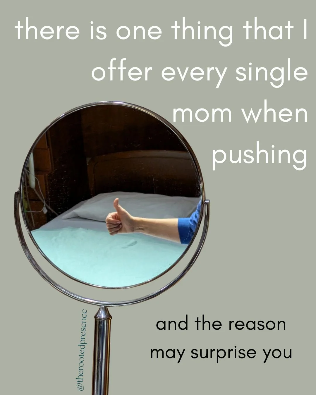 I've watched hundreds of people push. The ones who could see their progress? Totally different experience.

Adding in a mirror changes EVERYTHING.

You SEE what your body is doing. You know instantly what's working. You adjust in real-time instead of