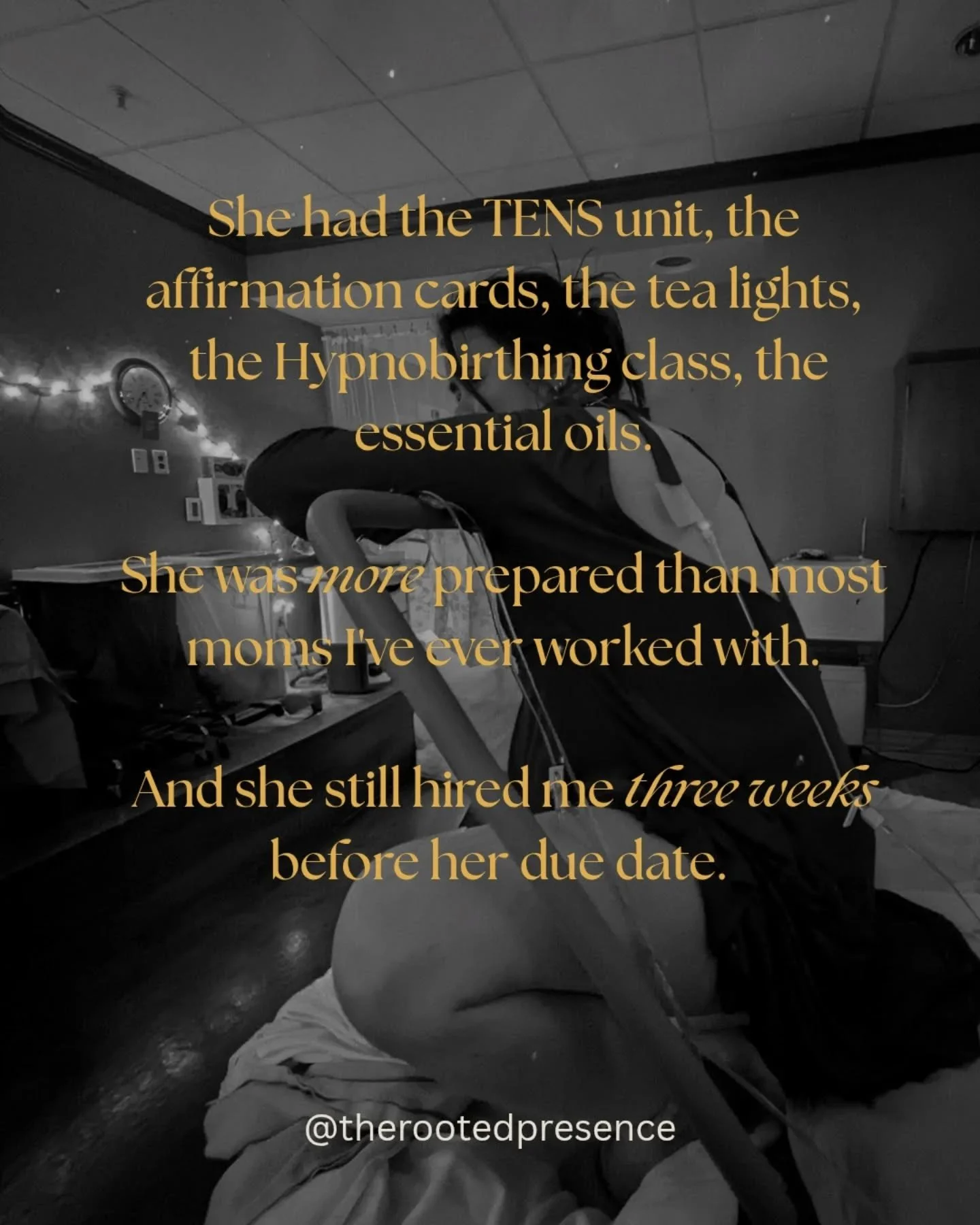 Her nurse panicked. Her partner was scared. I looked her in the eyes... 

"I'm right here. You're safe. Baby is safe."

❤️&zwj;🔥 don't go without the kind of support that *truly* makes a difference. If this story resonates with you, tell m