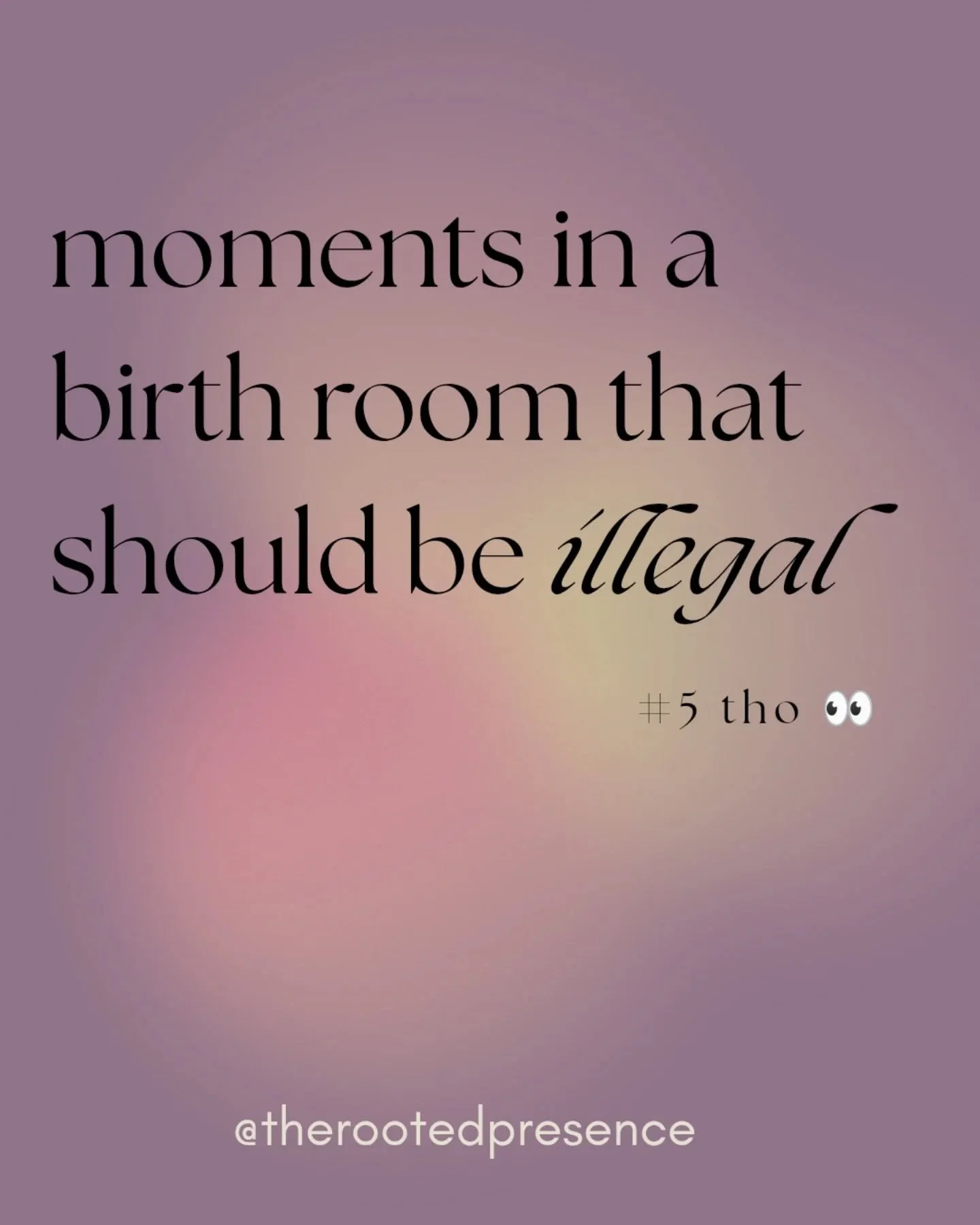 Would you believe me if I told you all of these moments have actually happened?

I'll be damned if someone tries to make your birth about anyone other than YOU ❤️&zwj;🔥
__________________

Do you have a 😬 moment from a birth room? Share it below in