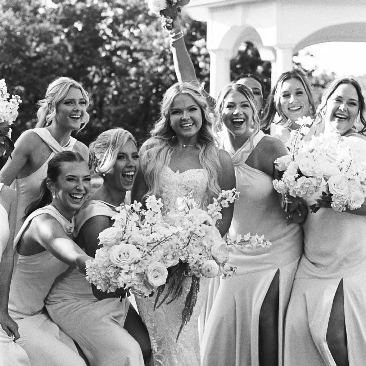 Picture this, black and white but on film&hellip;

I&rsquo;m sorry (not sorry) but we can&rsquo;t get over this day!

#texaswedding #film #wedding #bridesmaids #weddingflorals #weddingflowers

@elisabethreidphotography 
@allixdecker
@wovenvowweddings