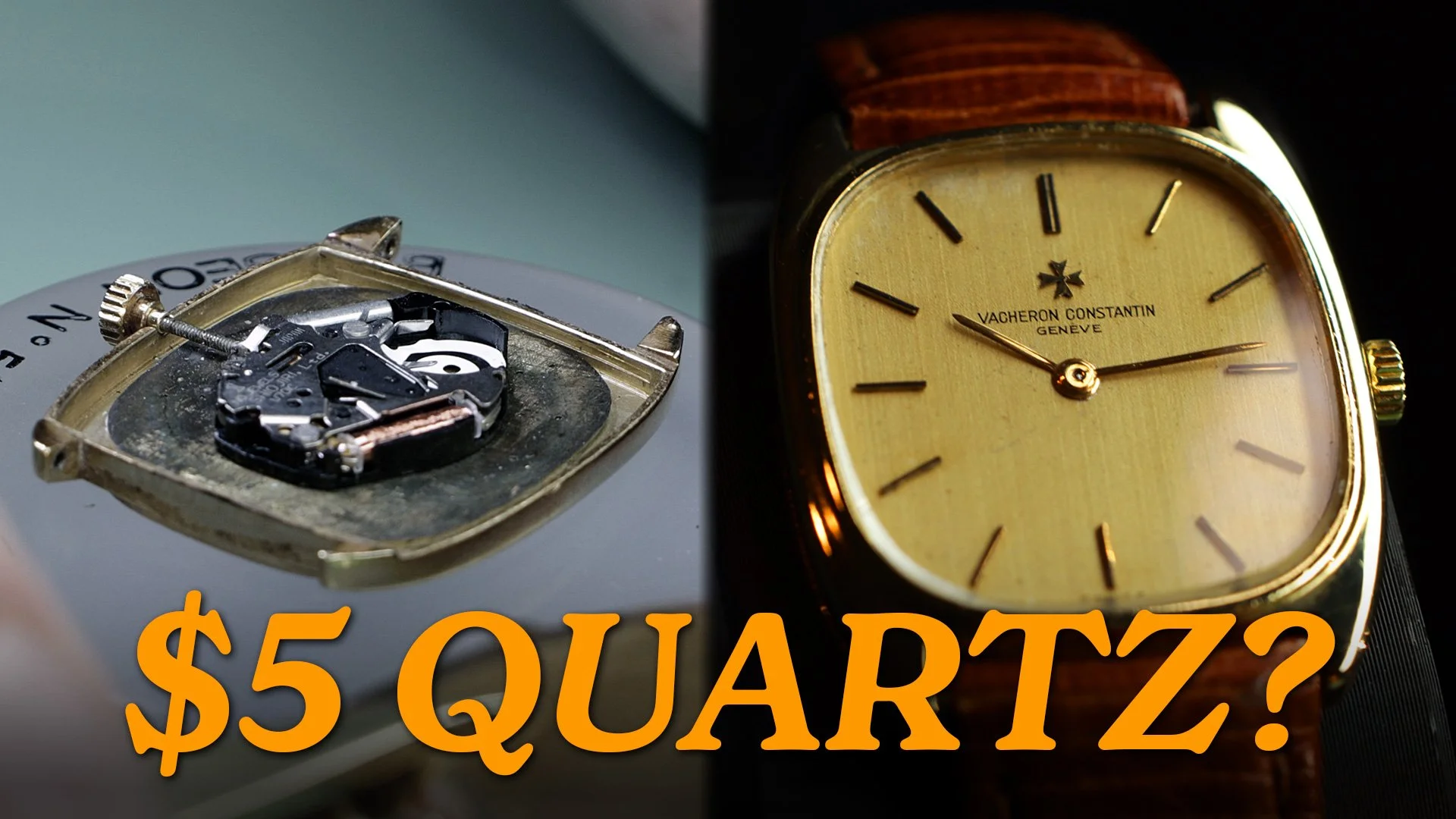 I found a $5 quartz in a solid gold Vacheron Constantin