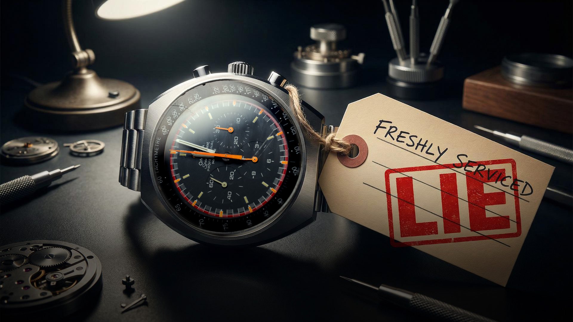 I bought a "Freshly Serviced" Omega Speedmaster (It was a Lie)