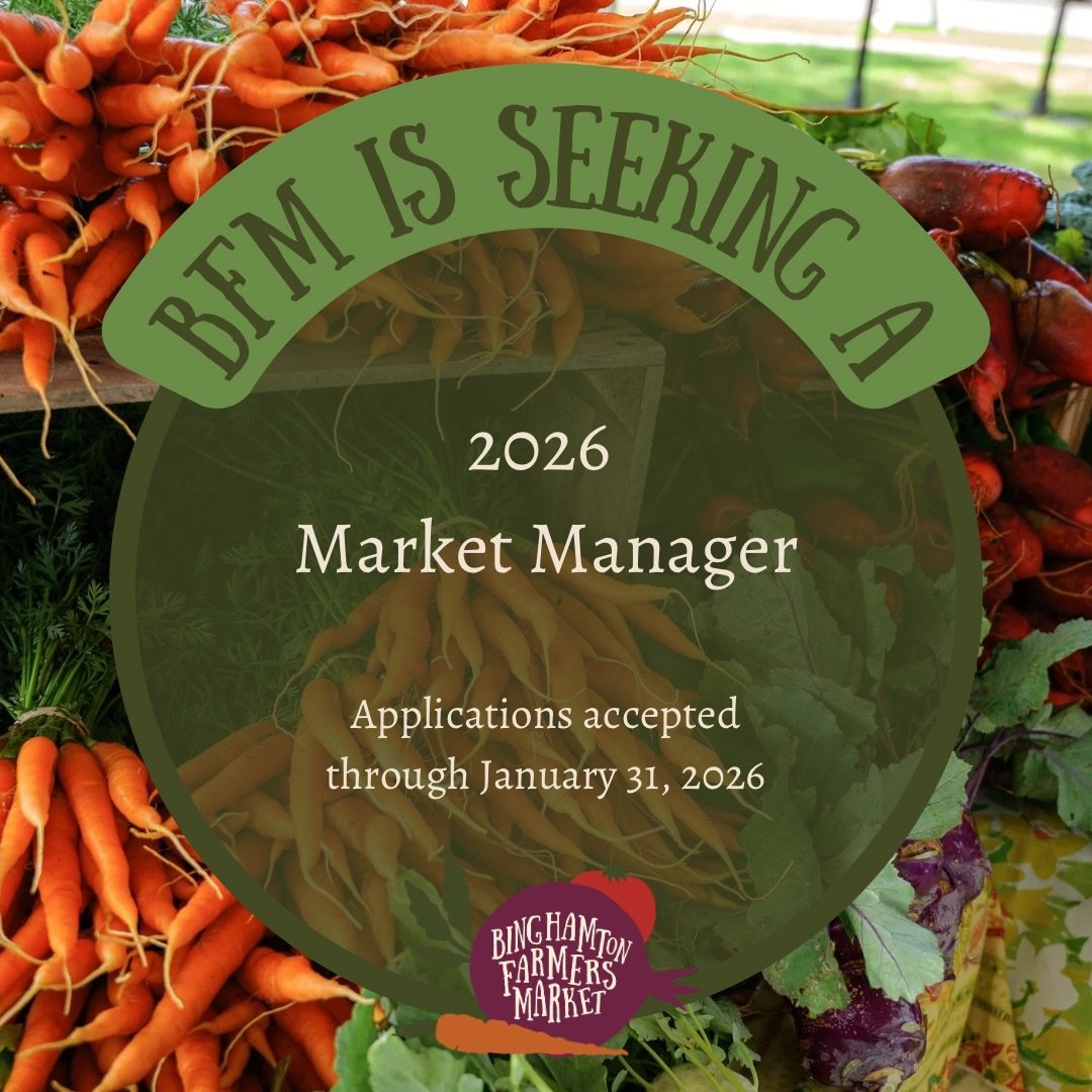 Last call for applications! Are you our dream Market Manager? Send us an email by January 31! 🥕🍅🌽