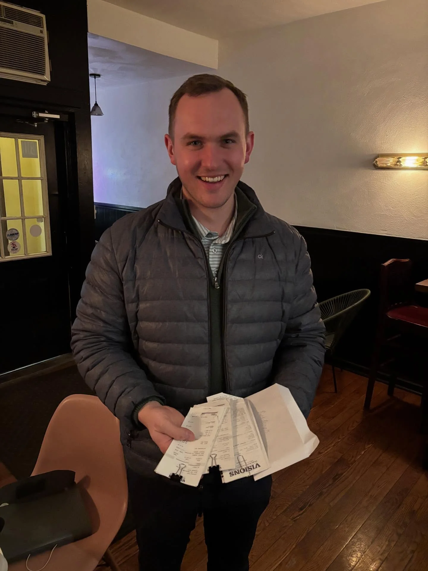 Our board treasurer, Kaleb, is retiring! 💪 Since 2023, he has kept the organization on track by overseeing every transaction from weekly vendor fees to grants and sponsorships. He manages the bank account, oversees the finance and fundraising commit