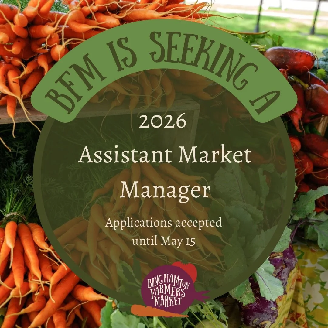 Are you at the start of your career and love all things food, farmy, and local? Want to learn the ropes of being a market manager? Join us as our Assistant Market Manager this season! Apply by May 15 via email: BingFarmMarket@gmail.com. 🥦🥕🌽🍅