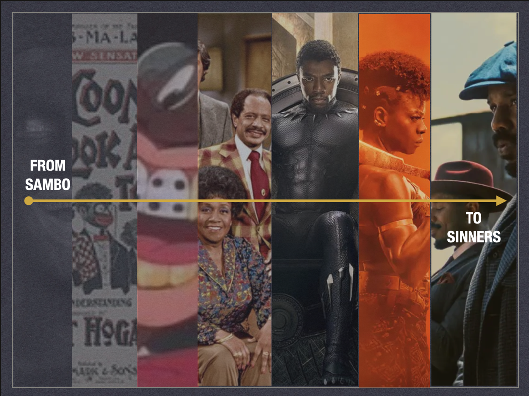 FROM SAMBO TO SINNERS: Examine American pop-culture's long fascination with Black bodies. This is an examination of that trajectory and it's implications for all of us.