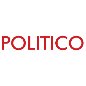 POLITICO logo with red and black text on a white background.