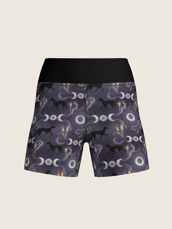 Hekate  -Yoga Shorts