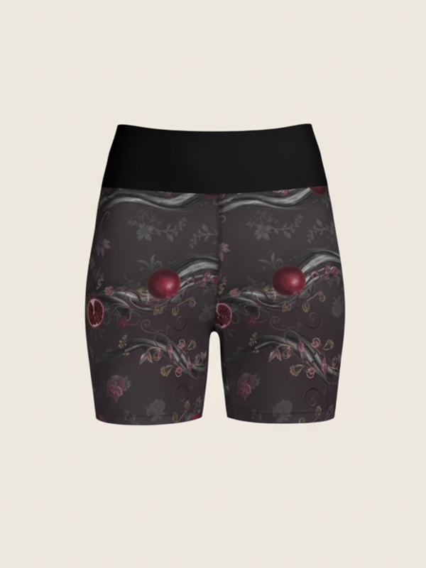 Dark Persephone - Yoga Shorts