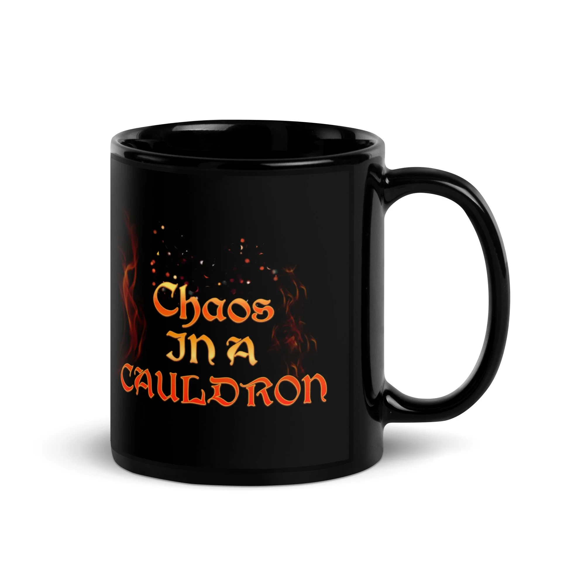 Chaos in a Cauldron Mug – Witchy Coffee Cup | Gothic Pagan
