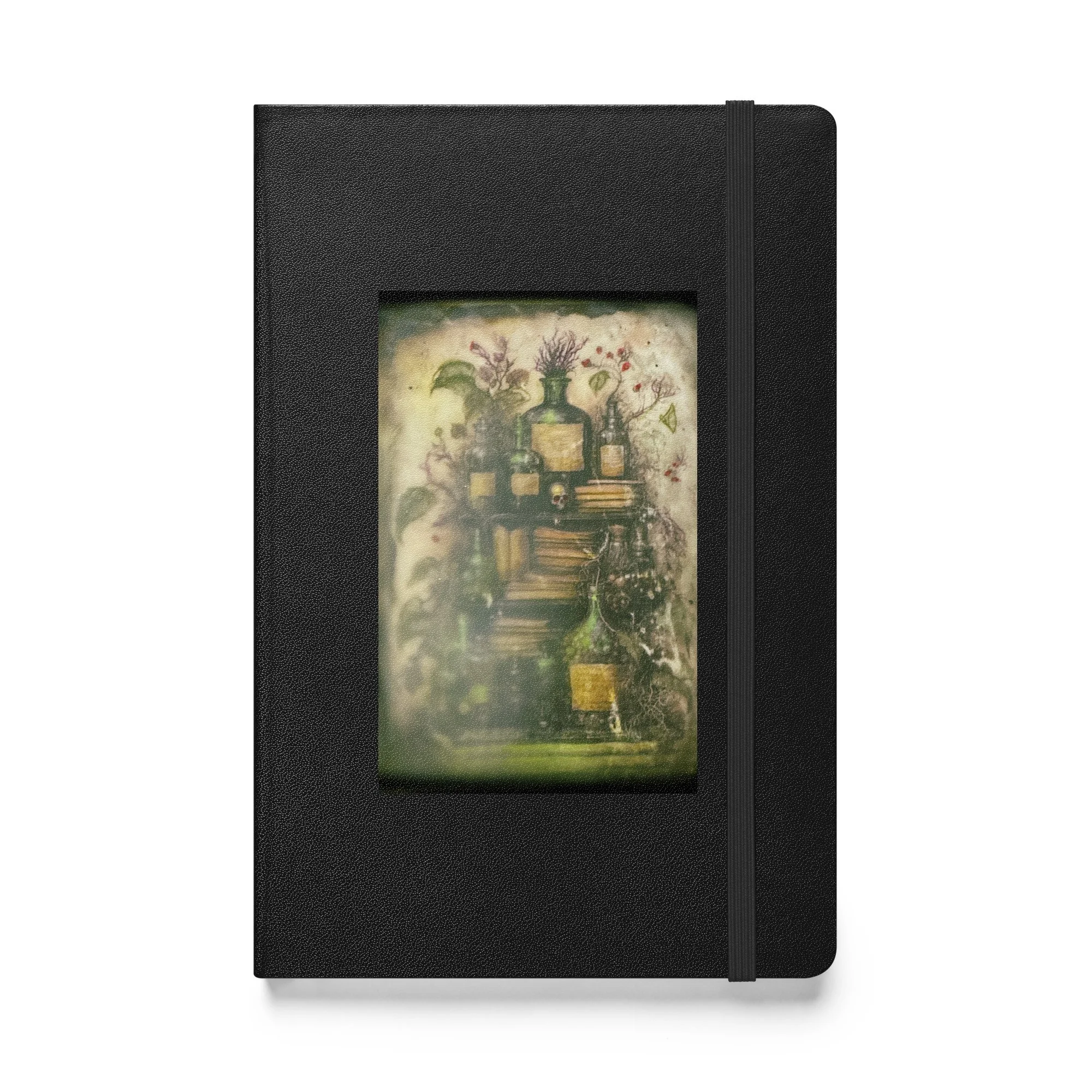 The Alchemist's Shelf Deluxe Journal – Witchy Hardcover Notebook with Pocket
