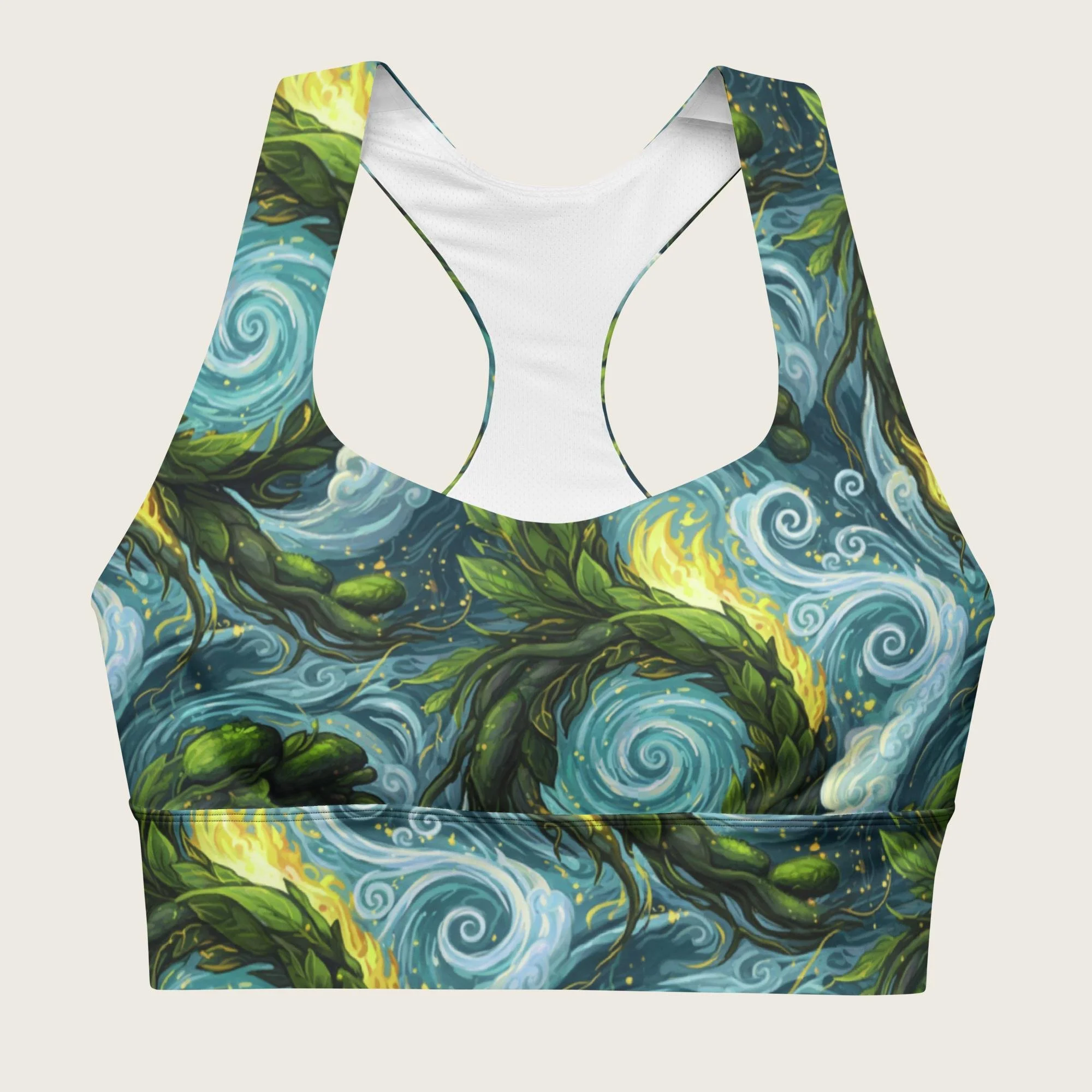 Gaia - Recycled Longline Sports Bra