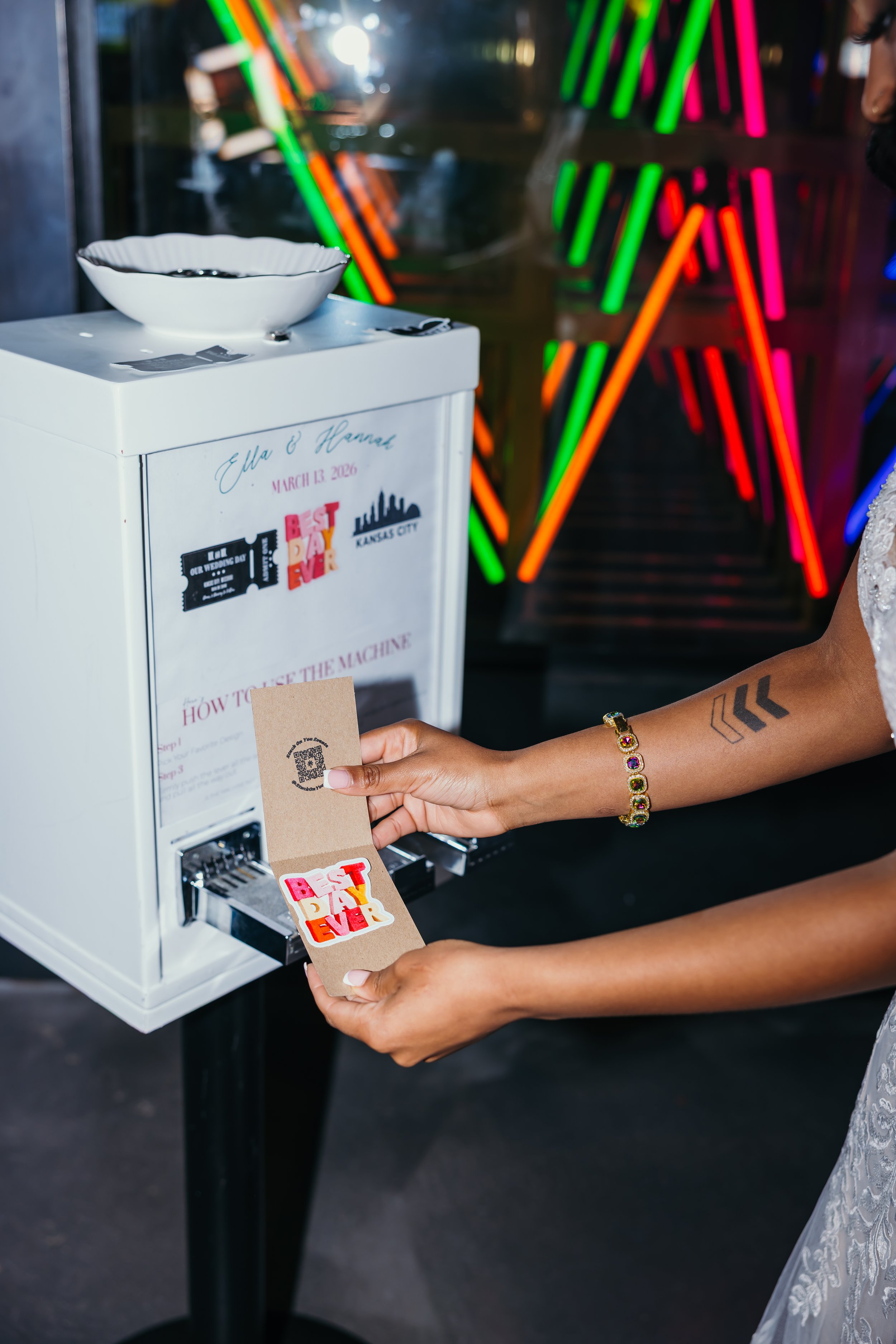 Temporary Tattoo Vending Machine