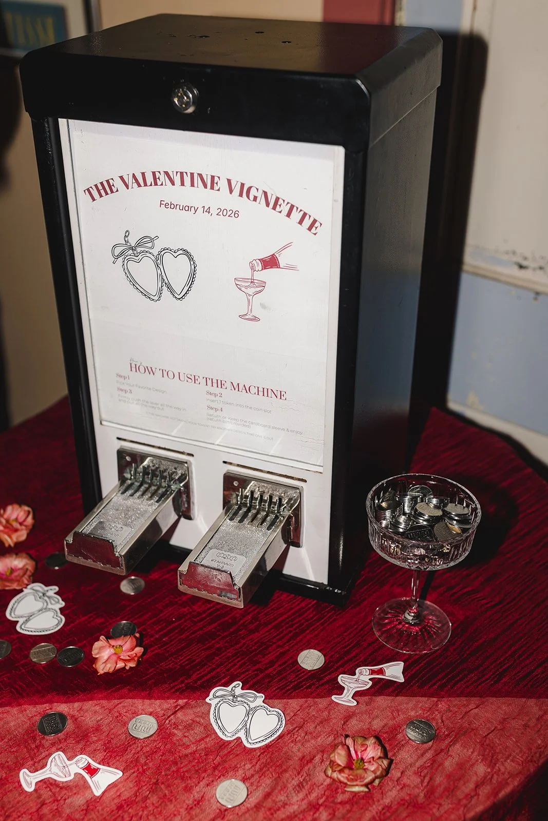 Vintage Temporary Tattoo Vending Machine