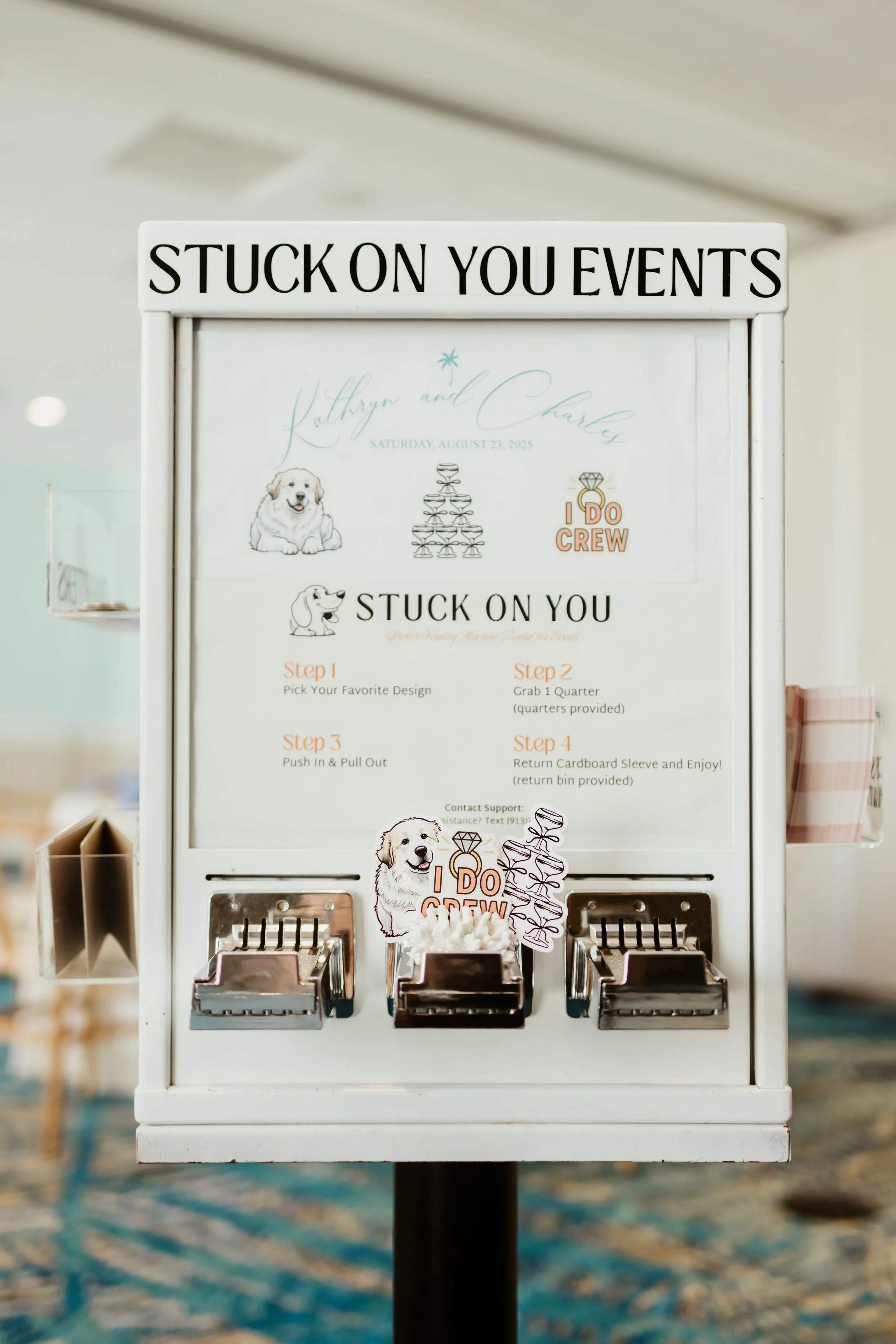 Stuck on You Events Sticker Machine - Image by BG Studios 